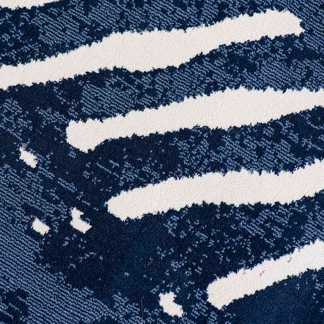 Tapete Decorativo Andora 1070C Azul Cobalto – Geométrico · Interior