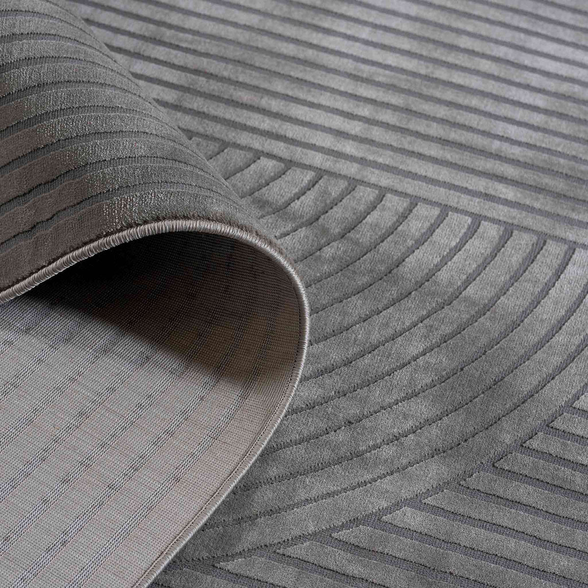Tapete Decorativo Atmer 1068C Gris / Plata – Contemporáneo · Interior