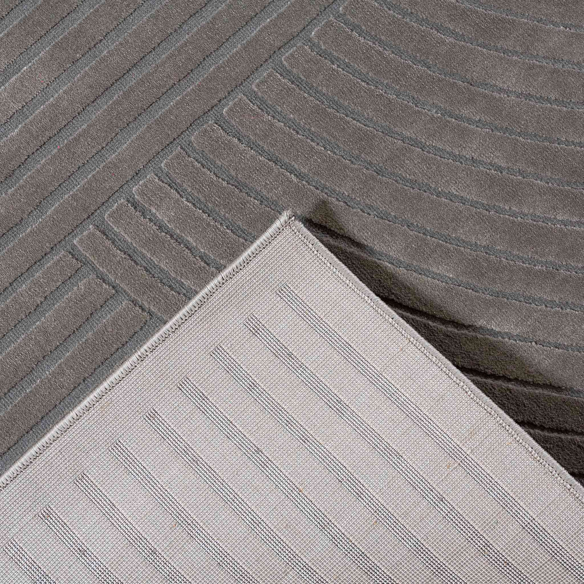 Tapete Decorativo Atmer 1068C Gris / Plata – Contemporáneo · Interior