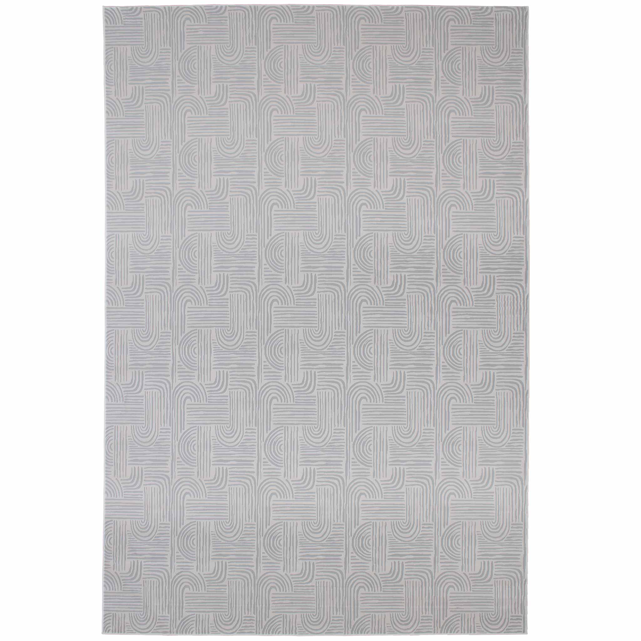 Tapete Decorativo Atmer 1080C Gris / Ivory – Geométrico · Interior