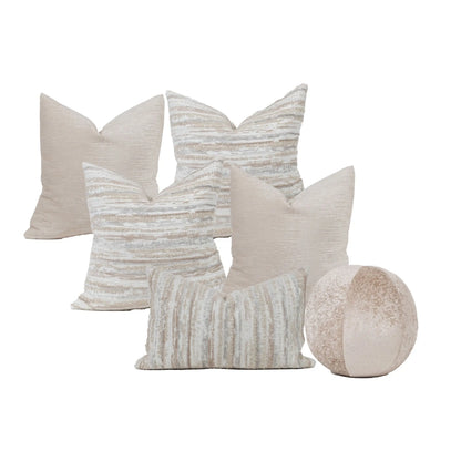 Set 6 Cojines Decorativos A&A Alba — Serenidad Neutral Atemporal · Interior