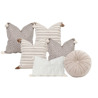 Set 6 Cojines Decorativos A&A Alba — Neutralidad Esencial · Interior