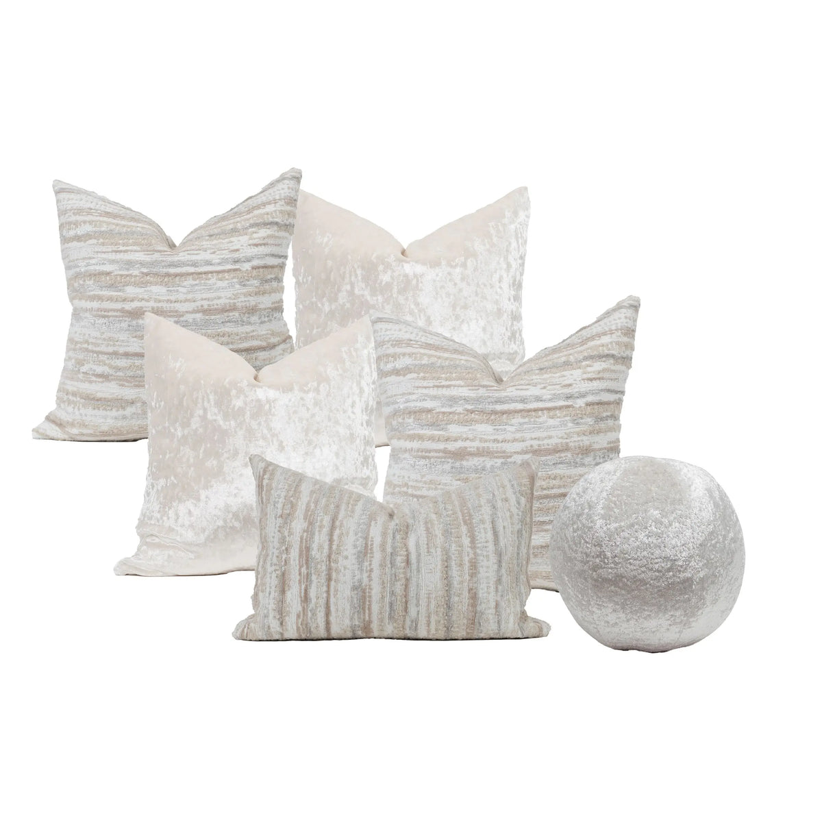 Set 6 Cojines Decorativos A&A Alba — Serenidad Texturizada · Interior