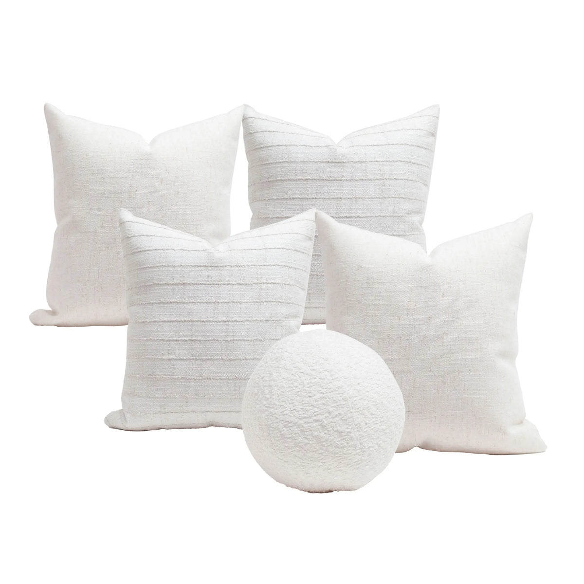Set 5 Cojines Decorativos A&A Alba — Serenidad Minimalista · Interior