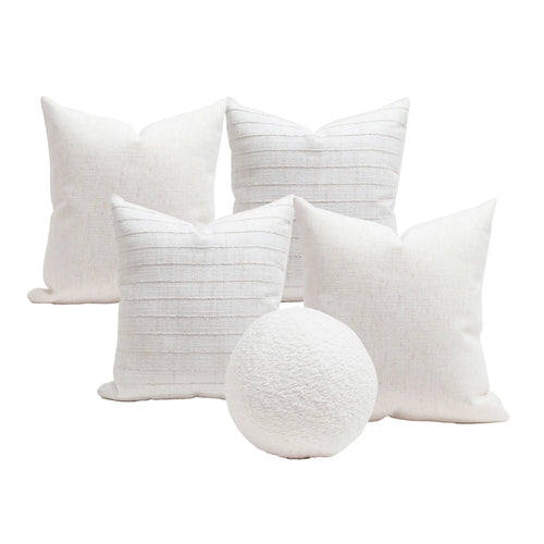 Set 5 Cojines Decorativos A&A Alba — Serenidad Minimalista · Interior