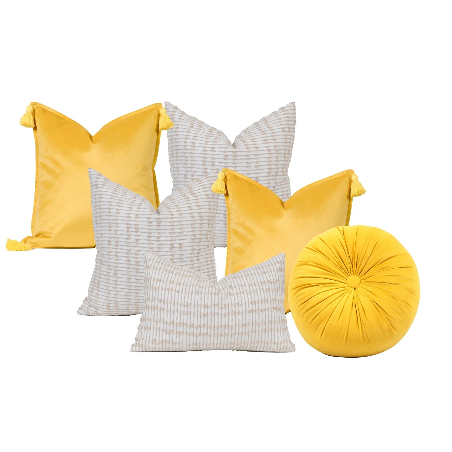Set 6 Cojines Decorativos A&A Atardecer — Luminosidad Vibrante · Interior