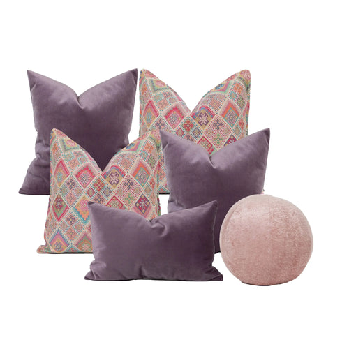 Set 6 Cojines Decorativos A&A Aurora — Boho Artesanal Multicolor · Interior