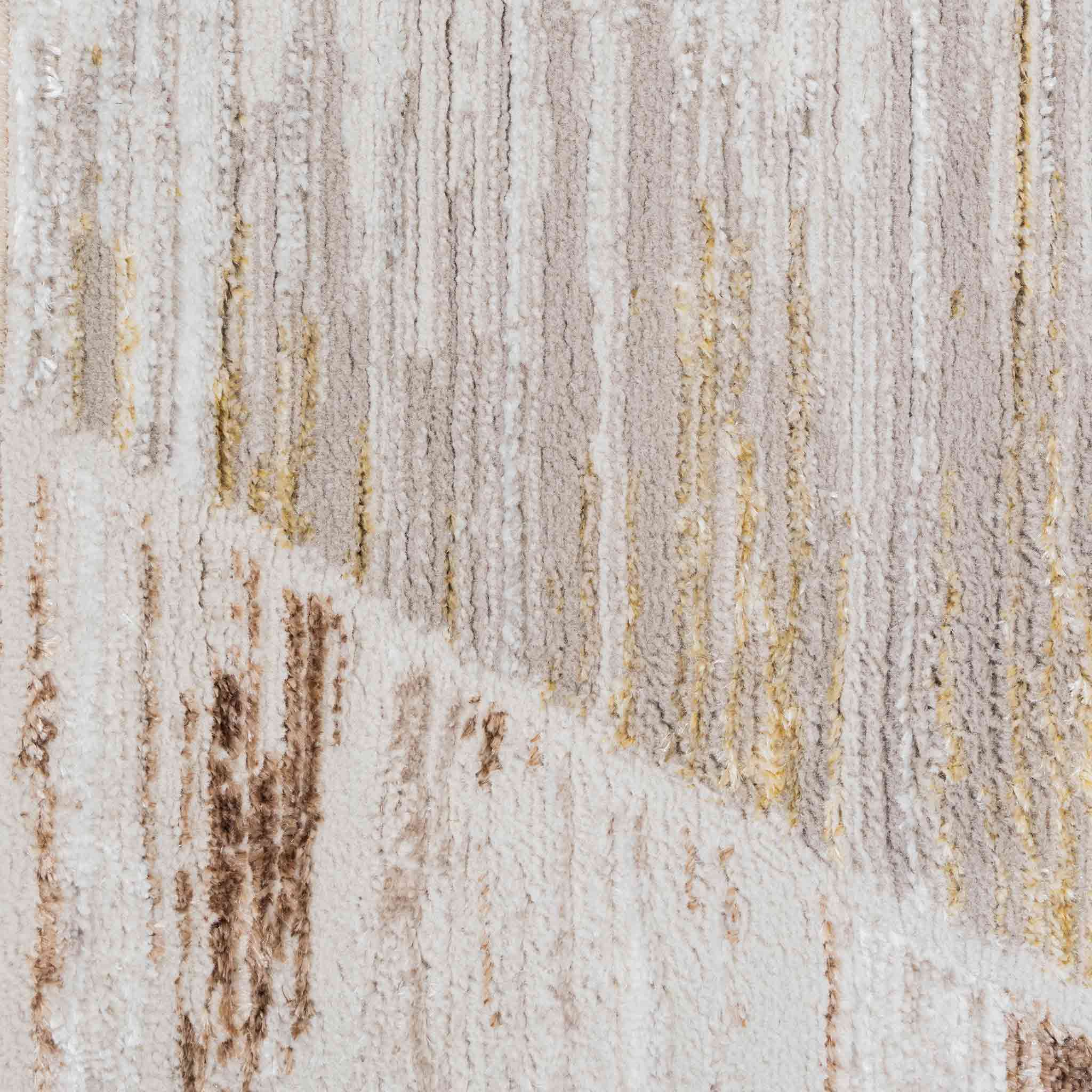 Tapete Decorativo Baltea R1007 Gris / Crema / Oro – Geométrico · Interior