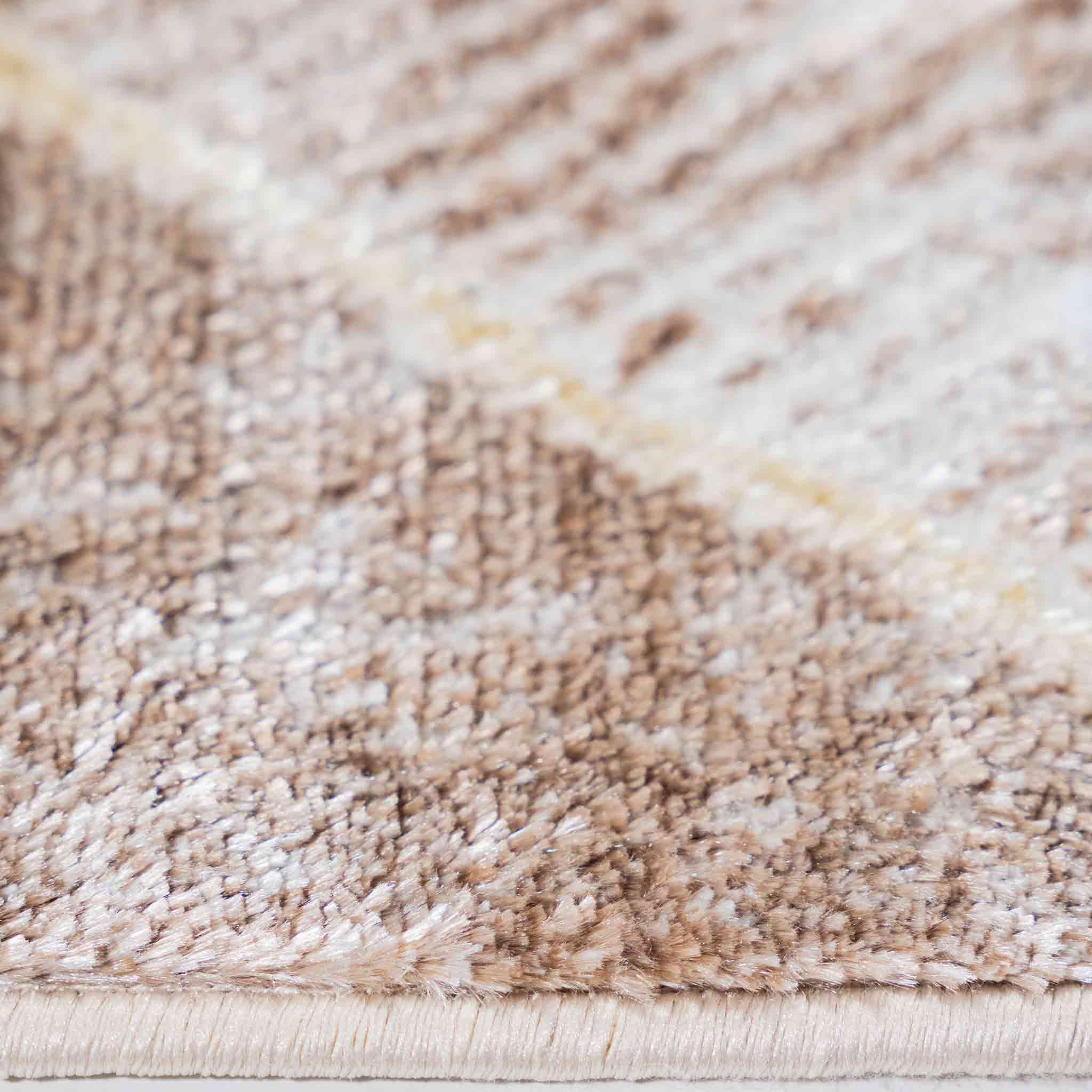 Tapete Decorativo Baltea R1008 Gris / Crema / Oro – Geométrico · Interior