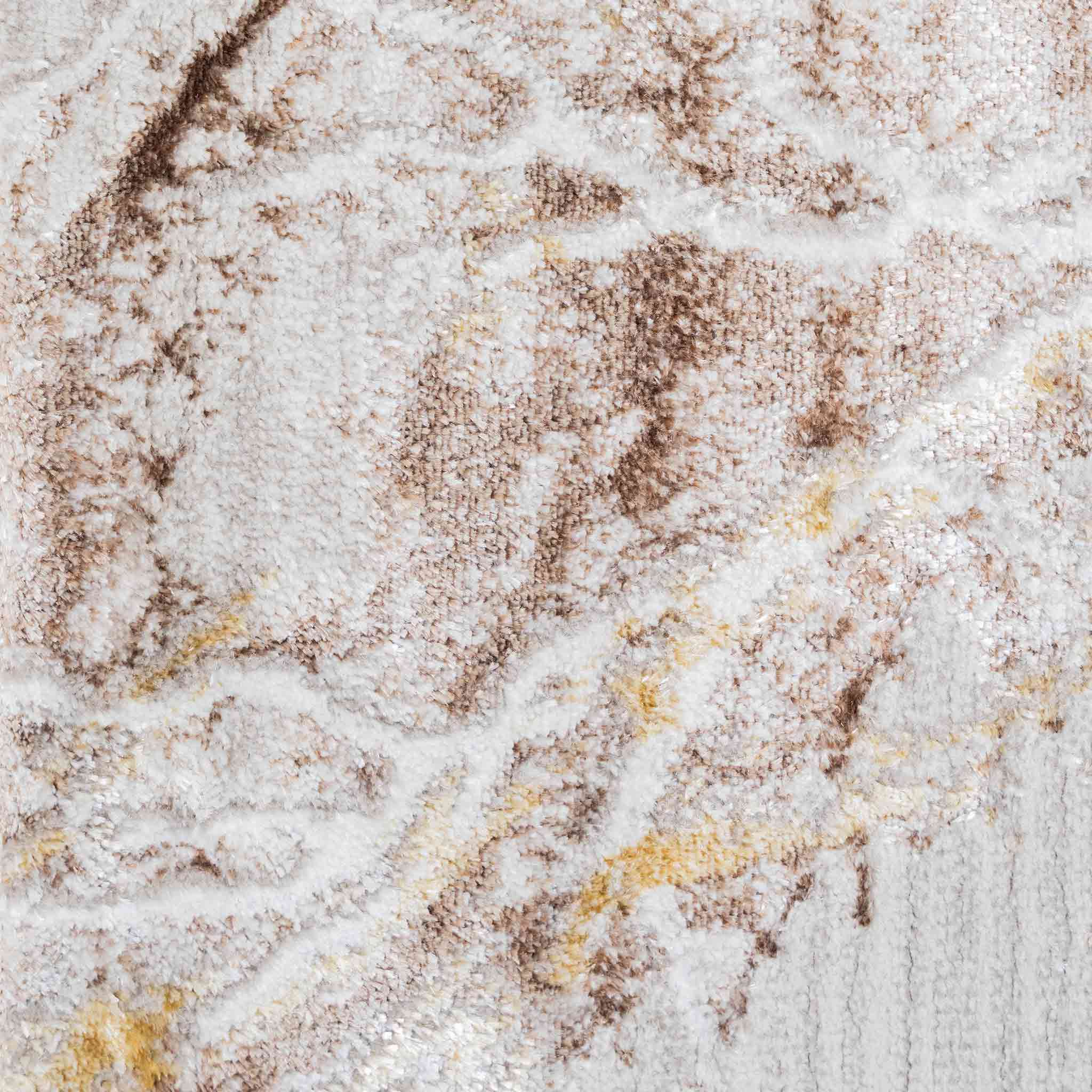 Tapete Decorativo Baltea R1009 Gris / Crema / Oro – Abstracto · Interior