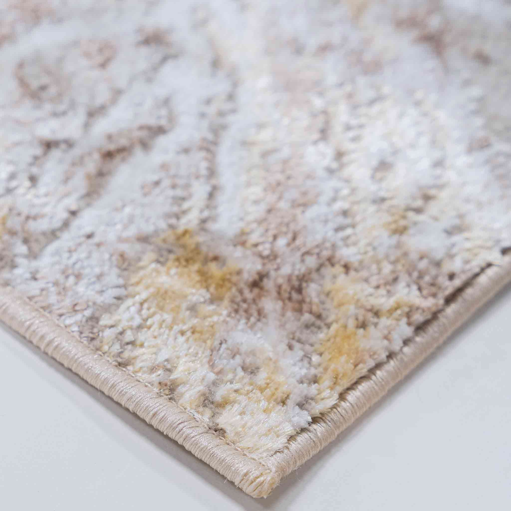 Tapete Decorativo Baltea R1009 Gris / Crema / Oro – Abstracto · Interior