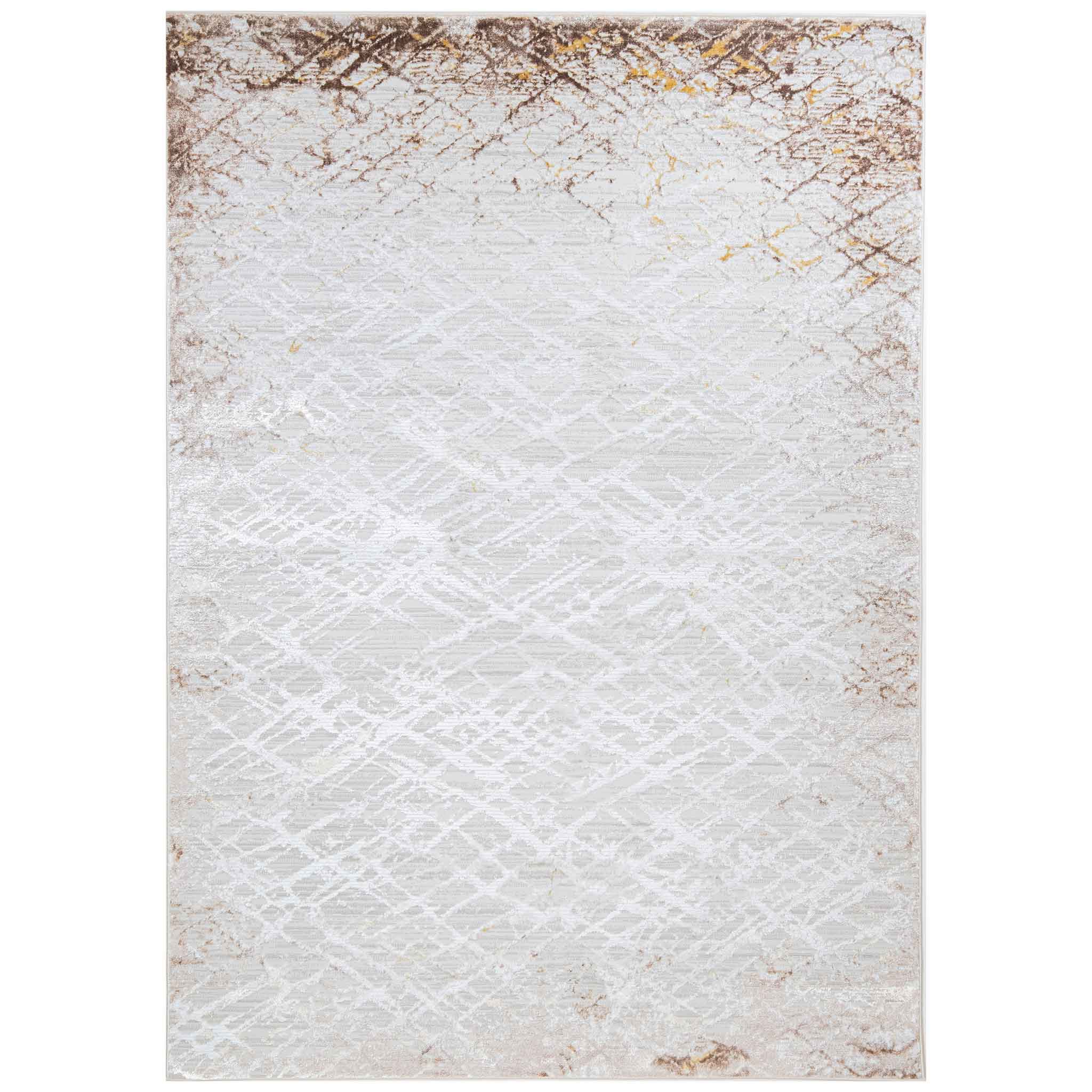 Tapete Decorativo Baltea R1011 Gris / Crema / Oro – Abstracto · Interior