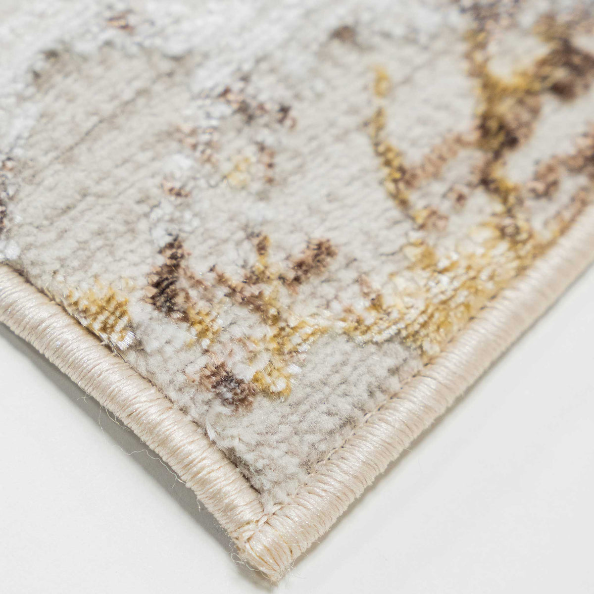 Tapete Decorativo Baltea R1011 Gris / Crema / Oro – Abstracto · Interior
