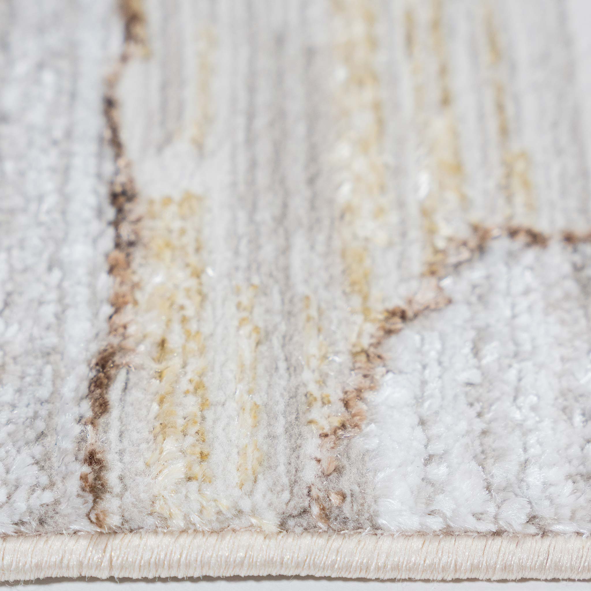 Tapete Decorativo Baltea R1013 Gris / Crema / Oro – Abstracto · Interior