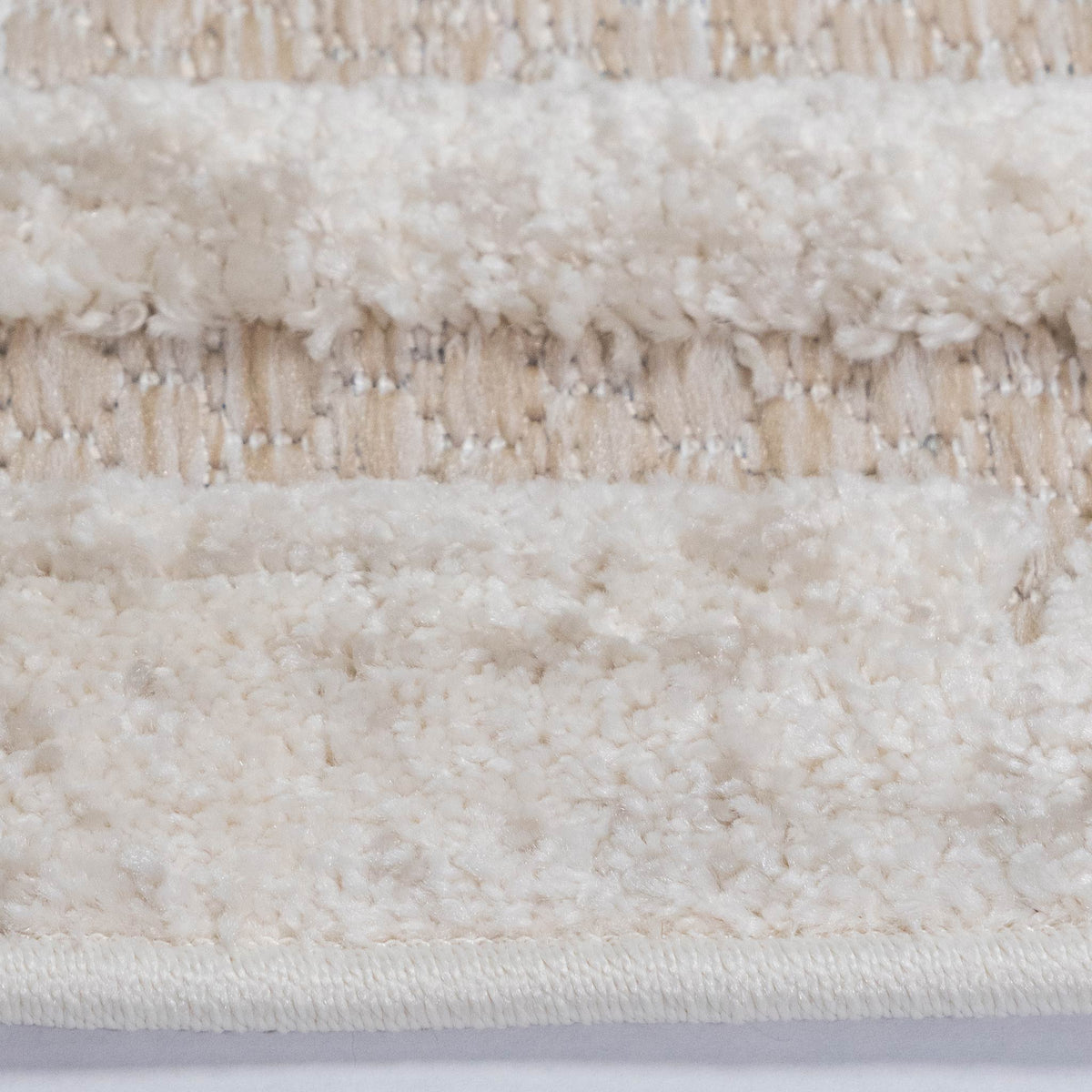 Tapete Decorativo Belina U6055 Beige / Marfil – Geométrico · Exterior