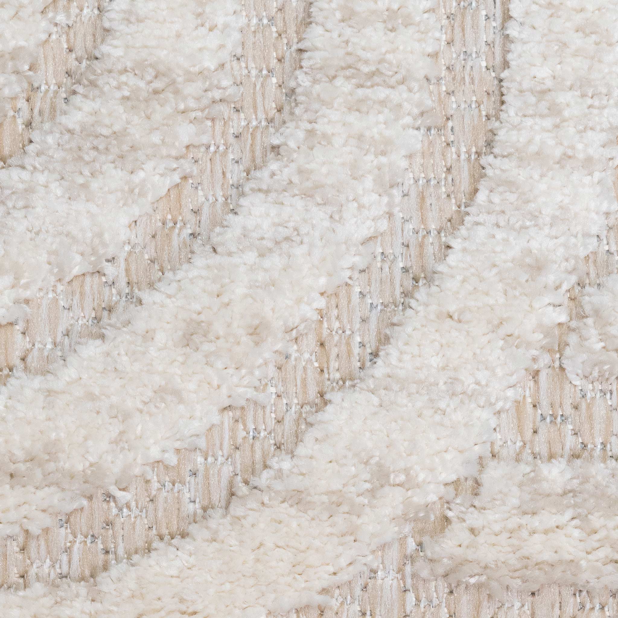 Tapete Decorativo Belina U6055 Beige / Marfil – Geométrico · Exterior