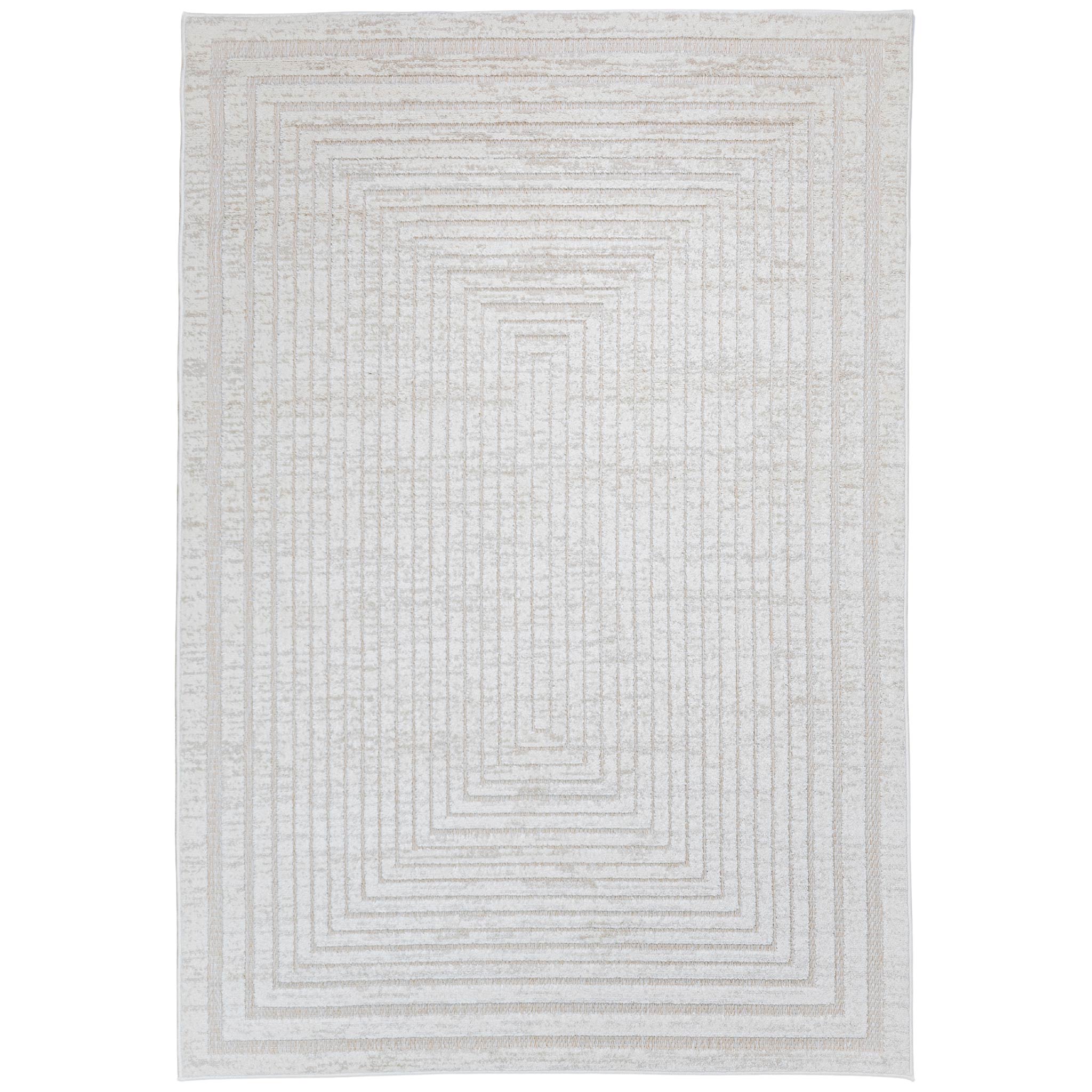 Tapete Decorativo Belina U6057 Beige / Marfil – Geométrico · Exterior