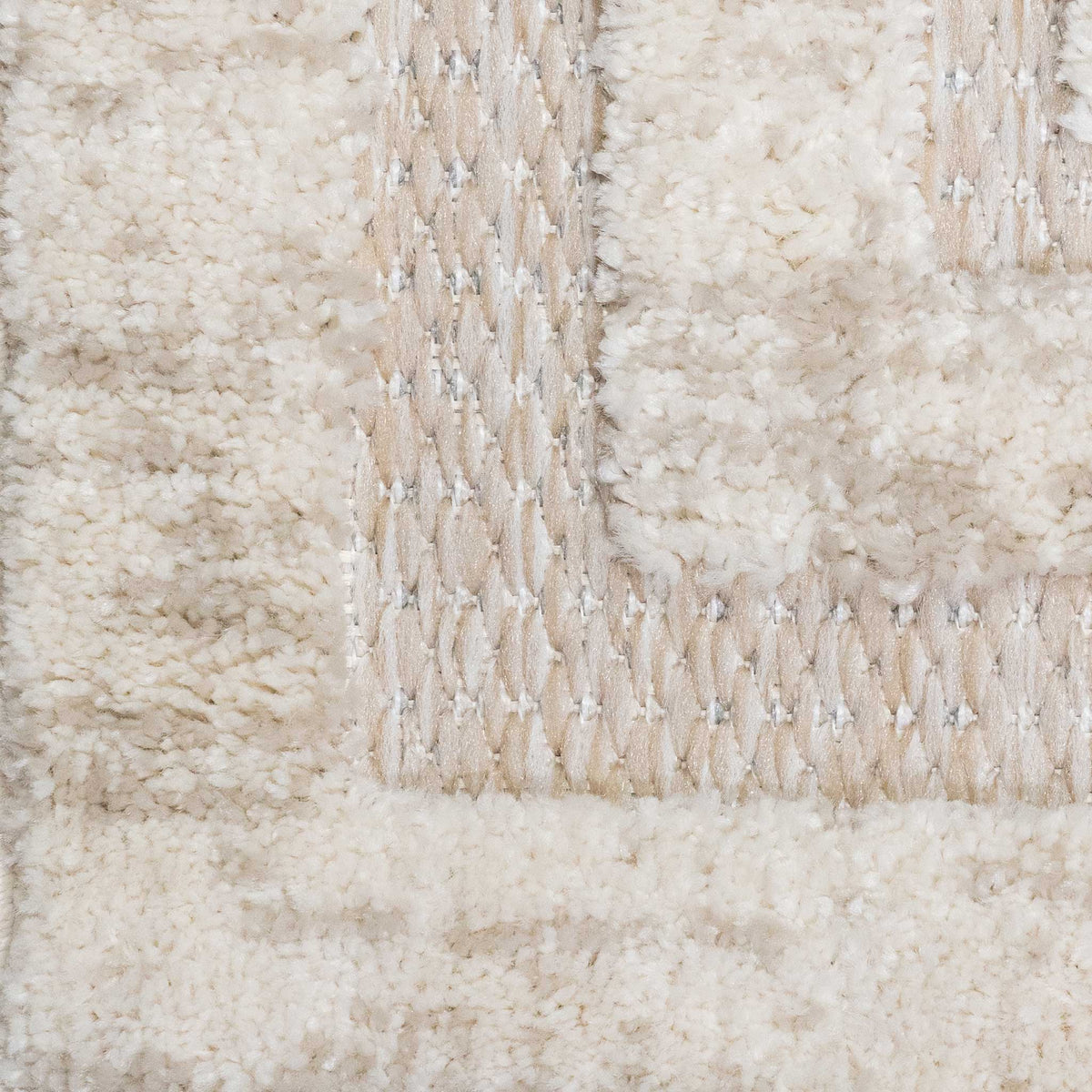Tapete Decorativo Belina U6057 Beige / Marfil – Geométrico · Exterior