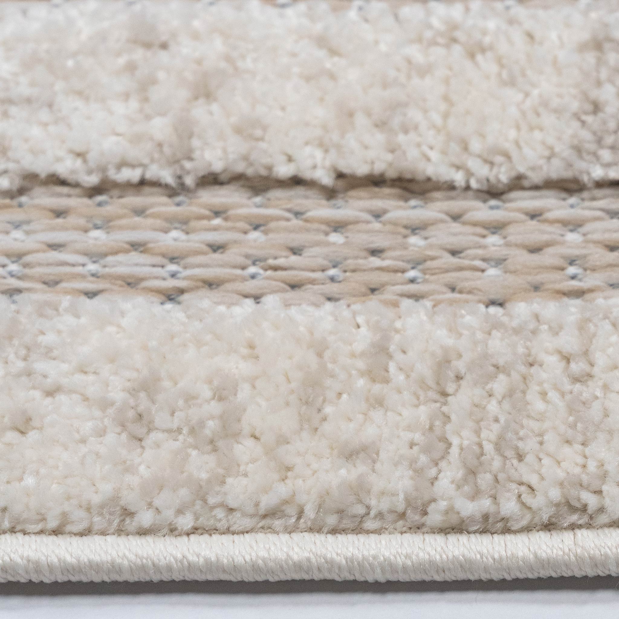 Tapete Decorativo Belina U6057 Beige / Marfil – Geométrico · Exterior
