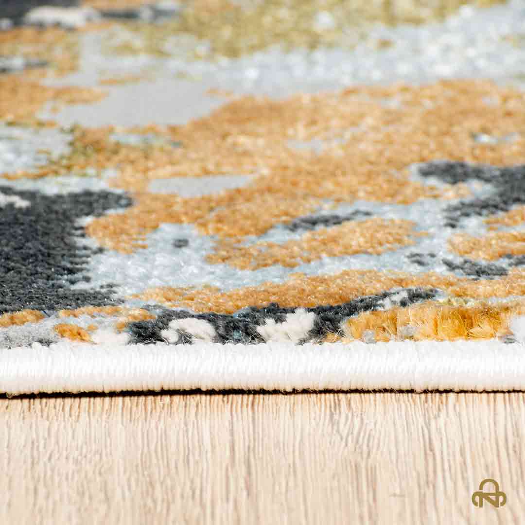 Tapete Decorativo Belma U6037 Oro / Taupe – Abstracto · Interior