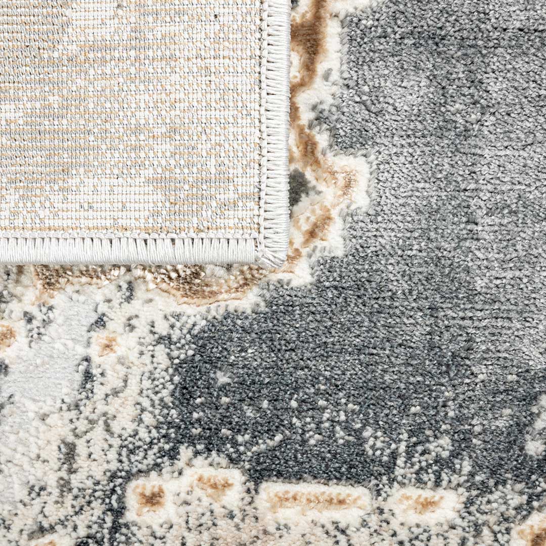 Tapete Decorativo Besni T4052 Gris / Oro – Abstracto · Interior
