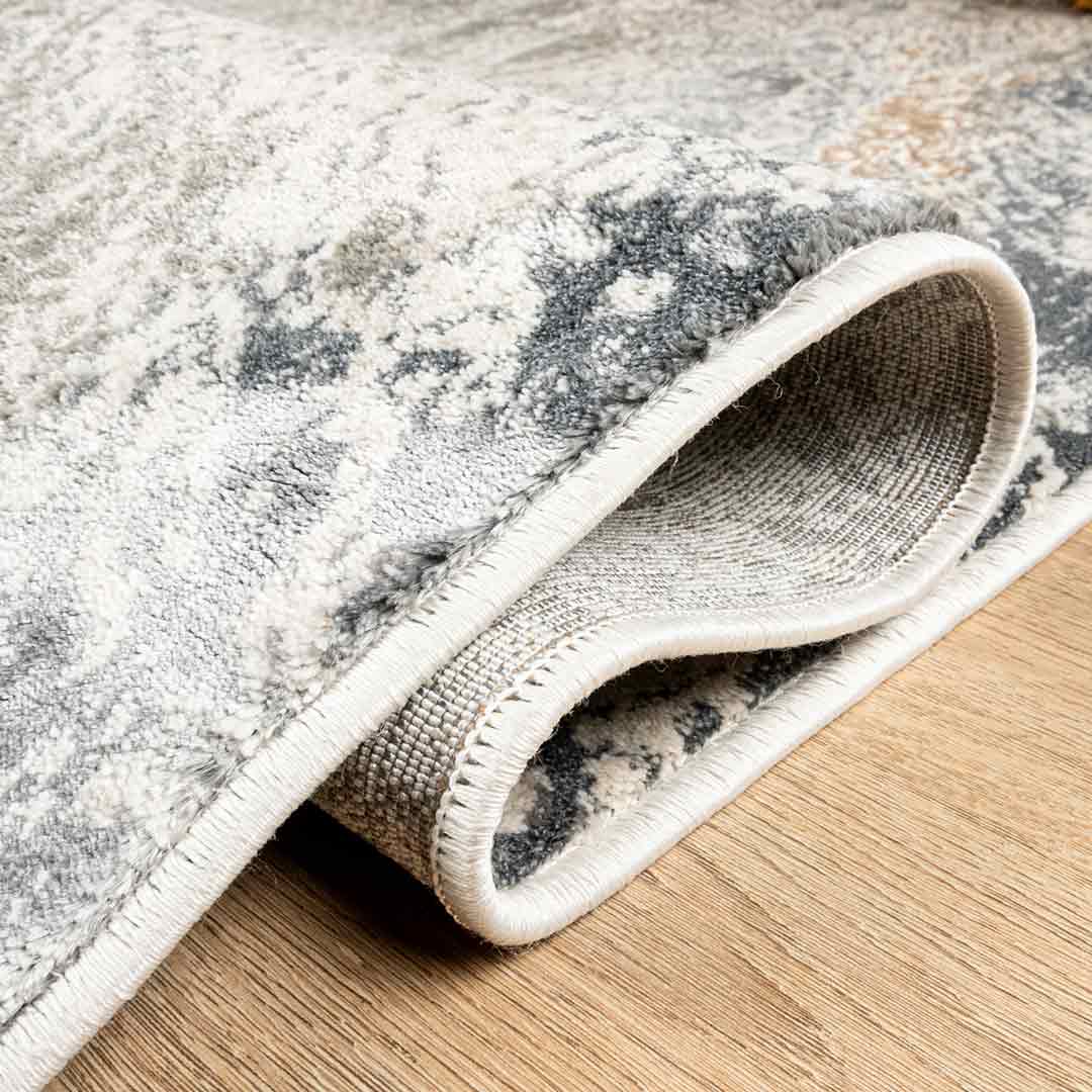 Tapete Decorativo Besni T4053 Gris / Oro – Abstracto · Interior