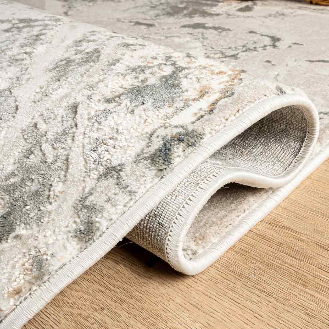 Tapete Decorativo Besni T4054 Gris / Oro – Abstracto · Interior