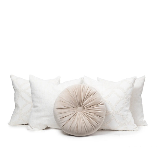 Set 5 Cojines Decorativos A&A Beige — Serenidad Natural · Interior