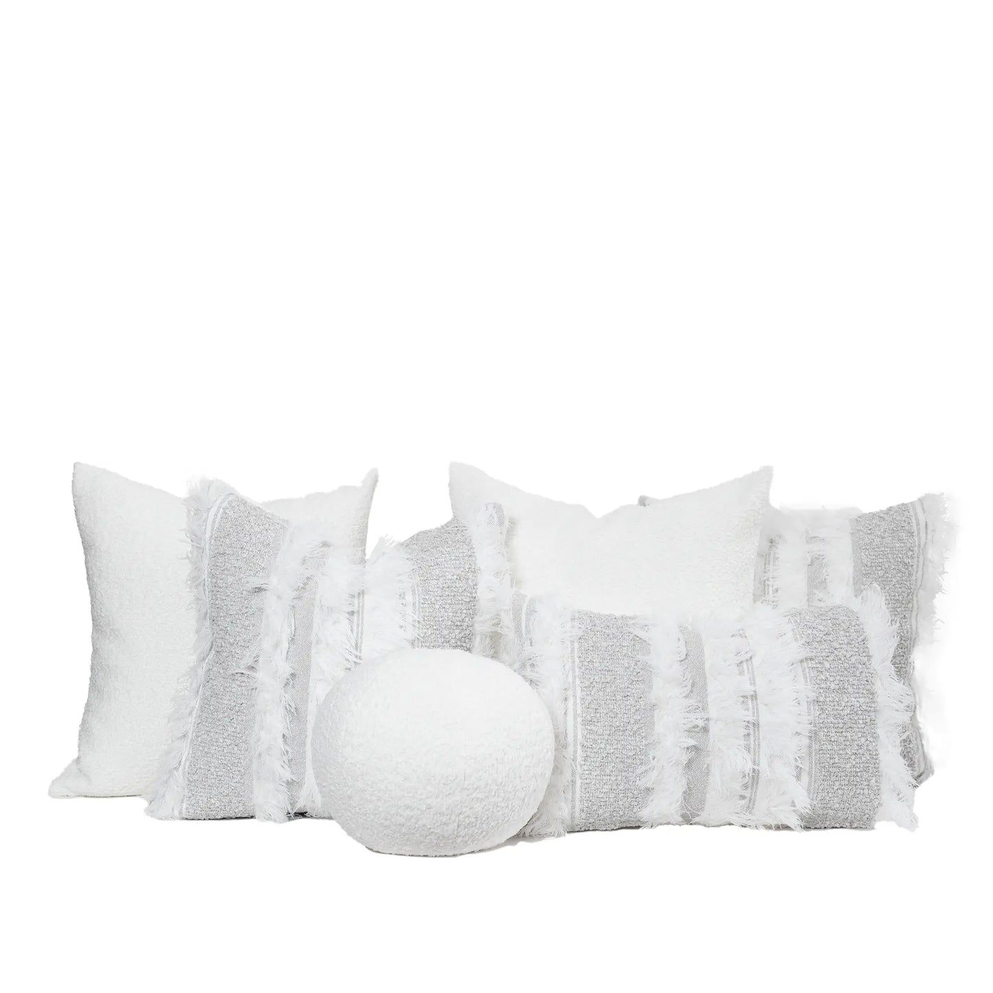 Set 6 Cojines Decorativos A&A Blanco — Serenidad Luminosa · Interior