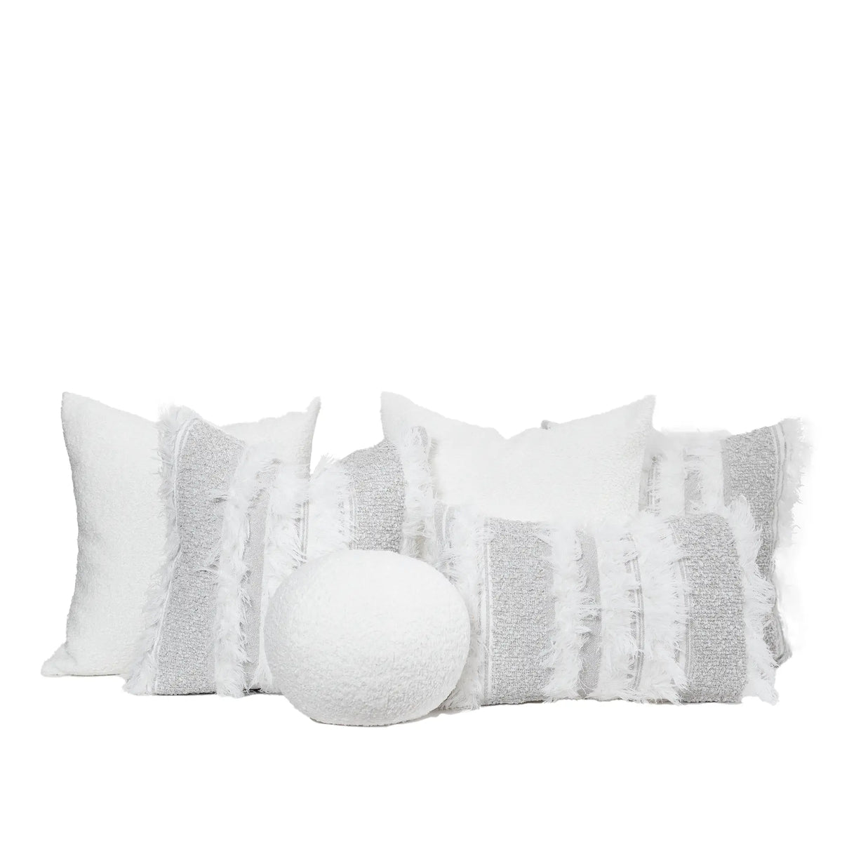 Set 6 Cojines Decorativos A&A Blanco — Serenidad Luminosa · Interior