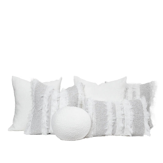 Set 6 Cojines Decorativos A&A Blanco — Serenidad Luminosa · Interior