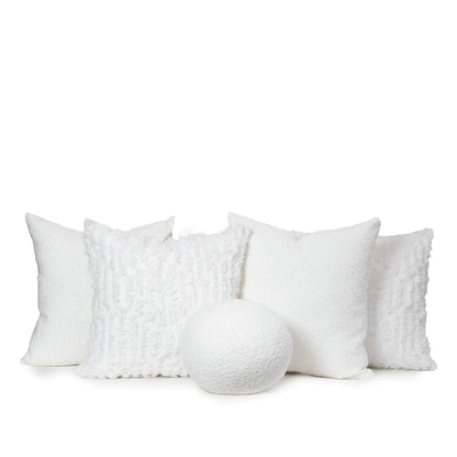 Set 5 Cojines Decorativos A&A Blanco — Serenidad Minimalista · Interior