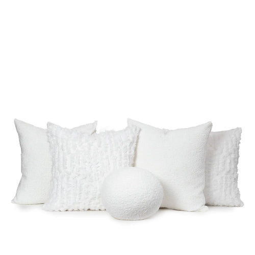 Set 5 Cojines Decorativos A&A Blanco — Serenidad Minimalista · Interior