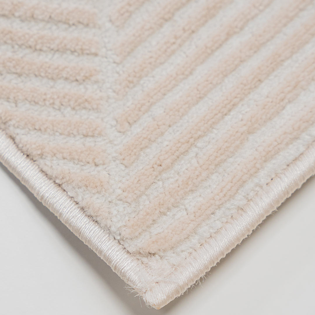 Tapete Decorativo Brenta U9001 Crema / Oro – Geométrico · Interior