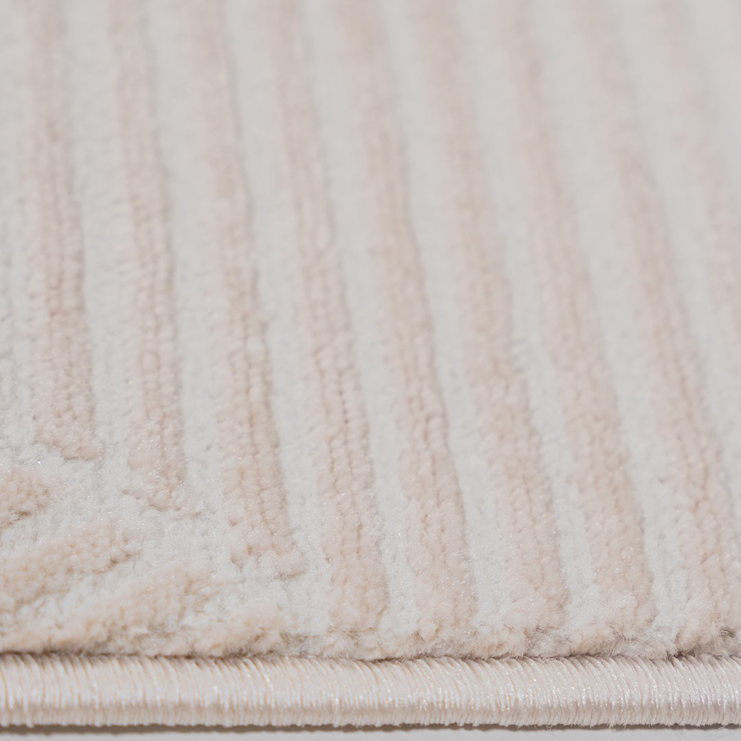 Tapete Decorativo Brenta U9001 Crema / Oro – Geométrico · Interior