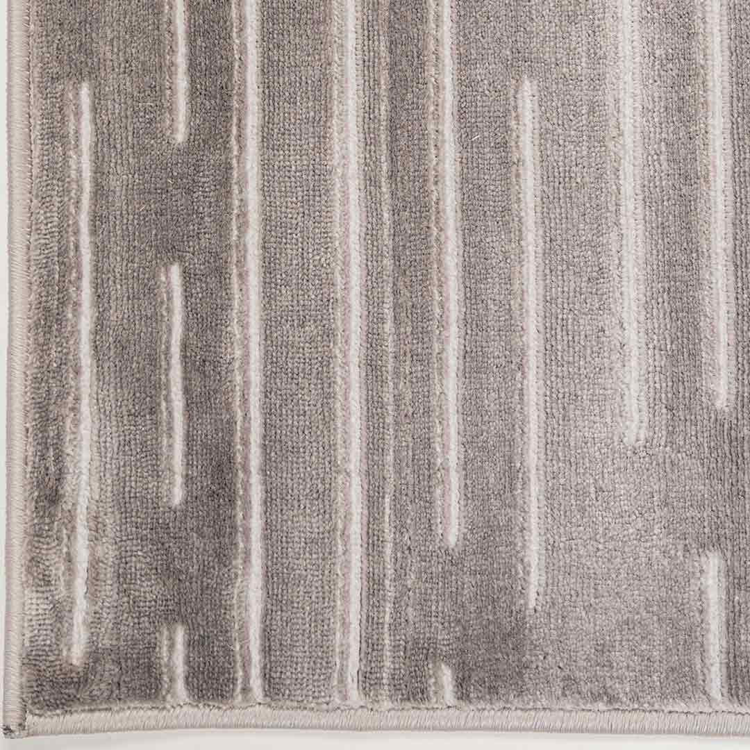 Tapete Decorativo Brenta U9005 Gris / Crema – Abstracto · Interior