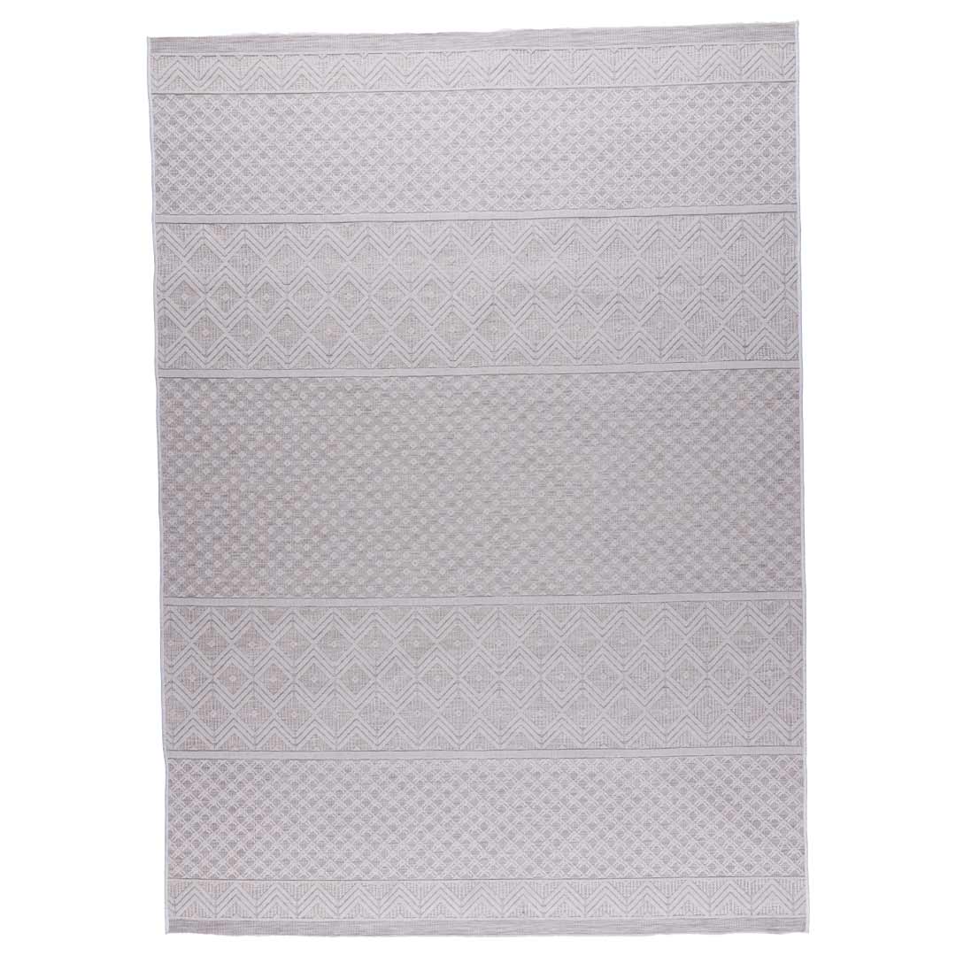 Tapete Decorativo Cabo 2004R Ivory – Geométrico · Exterior