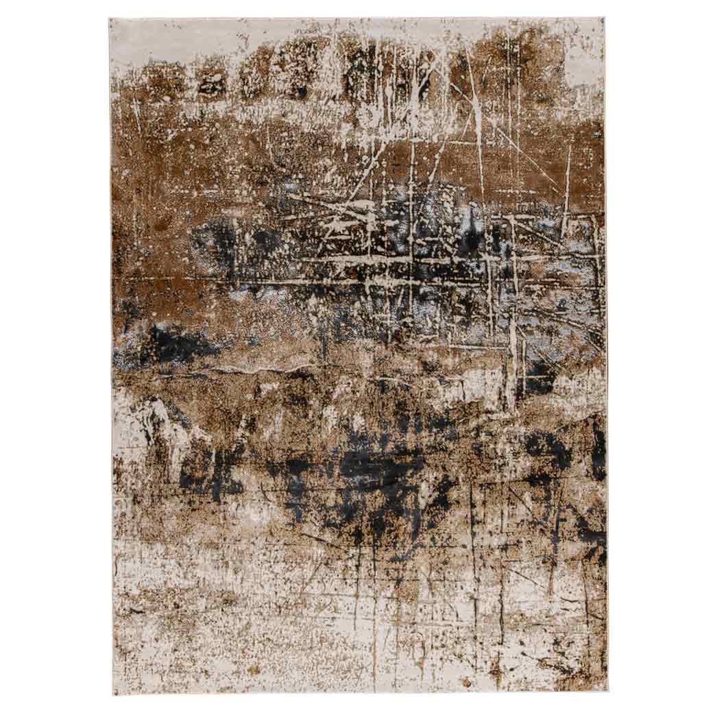 Tapete Decorativo Carat 1055C Beige / Café – Abstracto · Interior