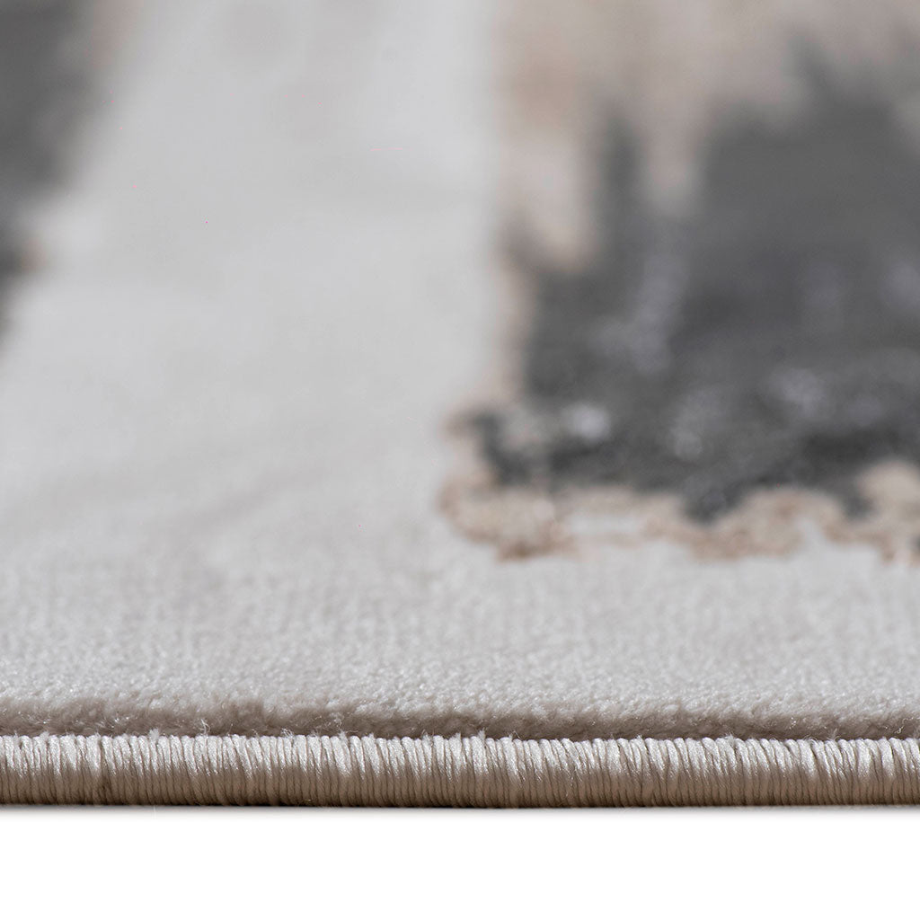 Tapete Decorativo Carat 1056C Charcoal / Dorado – Abstracto · Interior