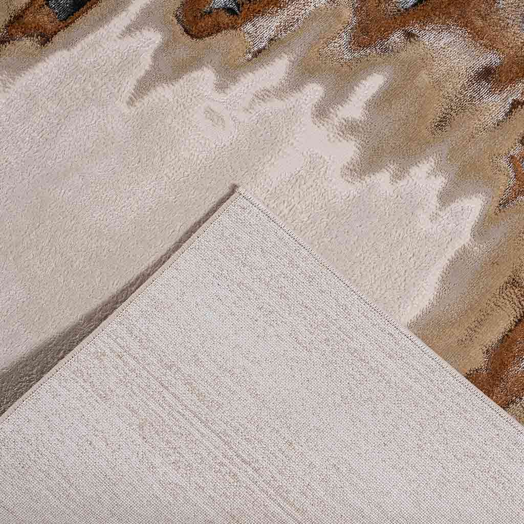 Tapete Decorativo Carat 1057C Negro / Ocre – Abstracto · Interior