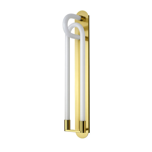 Arbotante Moderno CLASSAR00001 Dorado con Luz LED Integrada Class Iluminación