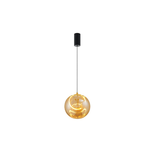 Candil Moderno CLASSCL00049 Ámbar y Dorado Individual Class Iluminación