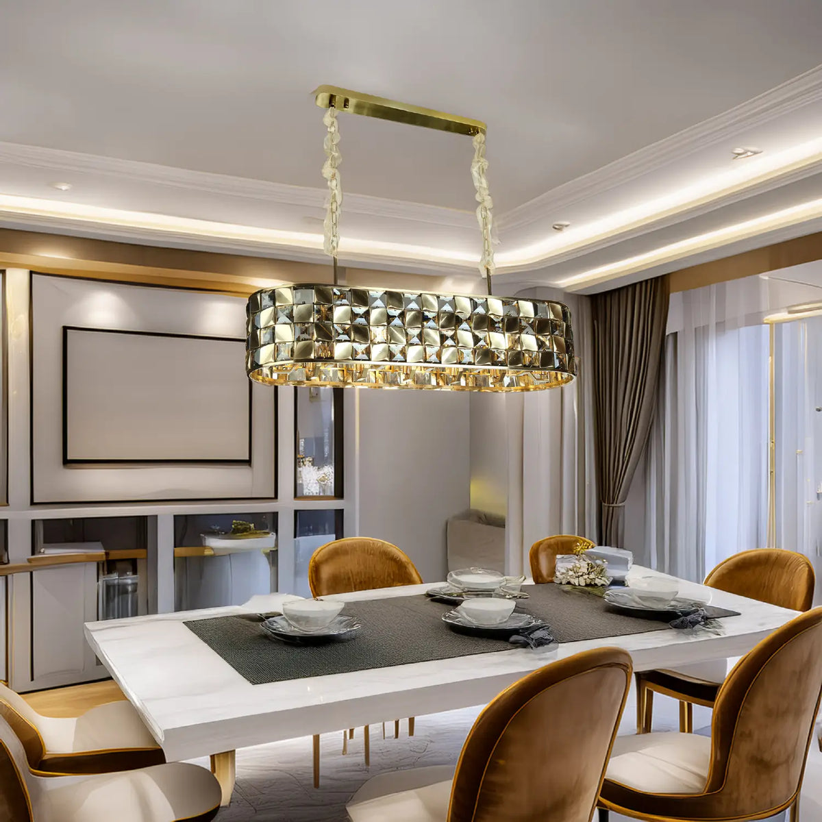 Candil Contemporáneo CLASSCL00081 Dorado Class Iluminación