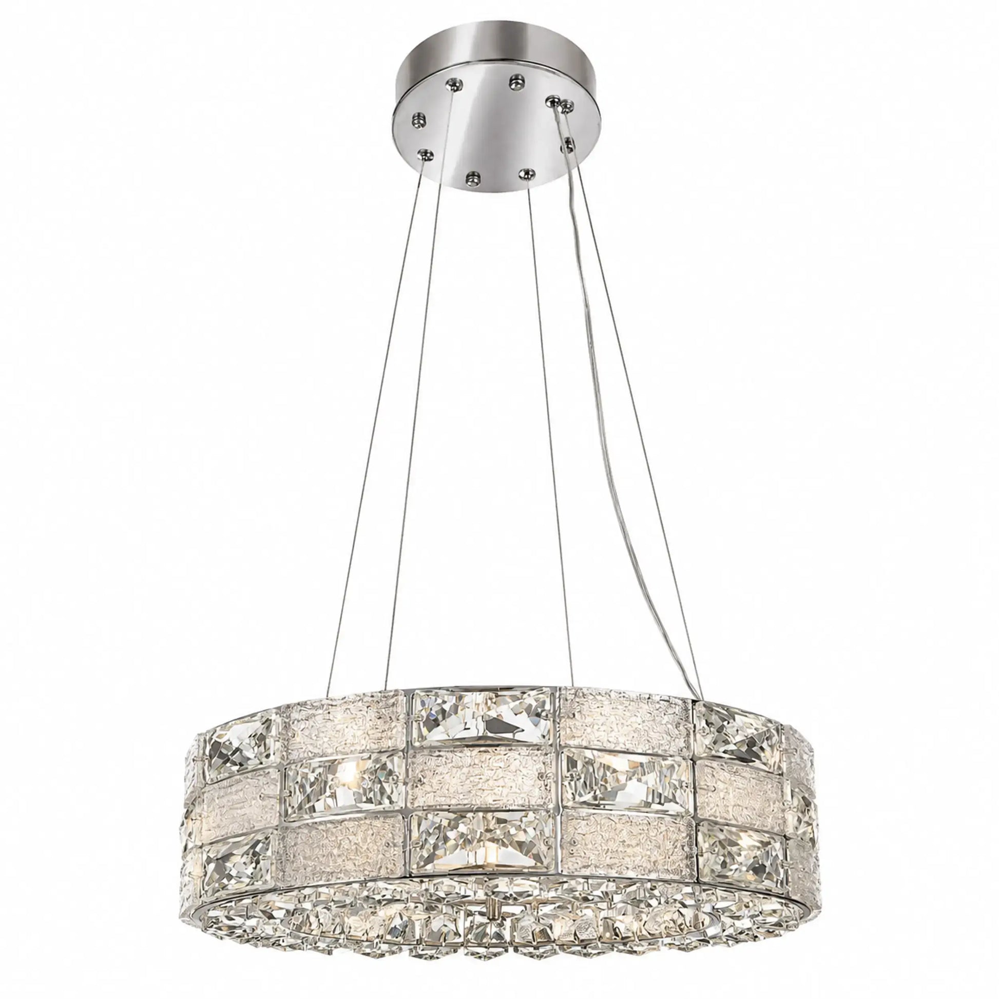 Candil Moderno CLASSCL00110 Cromo Cristal Class Iluminación