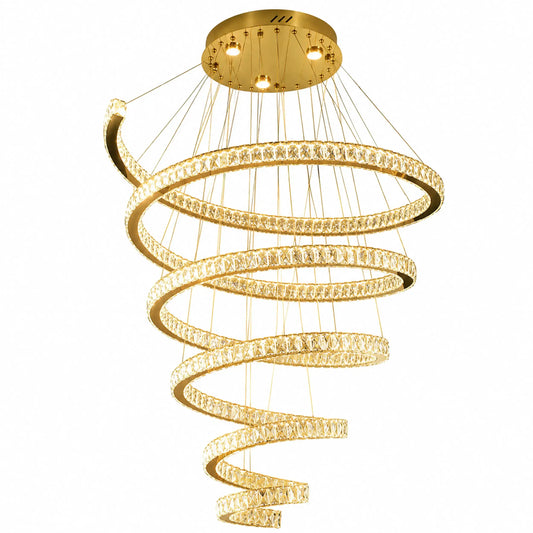 Candil Moderno CLASSCL00113 Espiral Dorado Class Iluminación