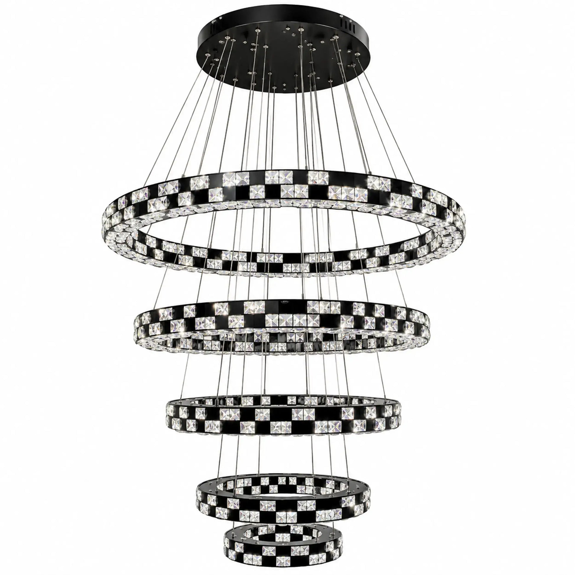Candil Moderno CLASSCL00114 Negro con Cristal Class Iluminación