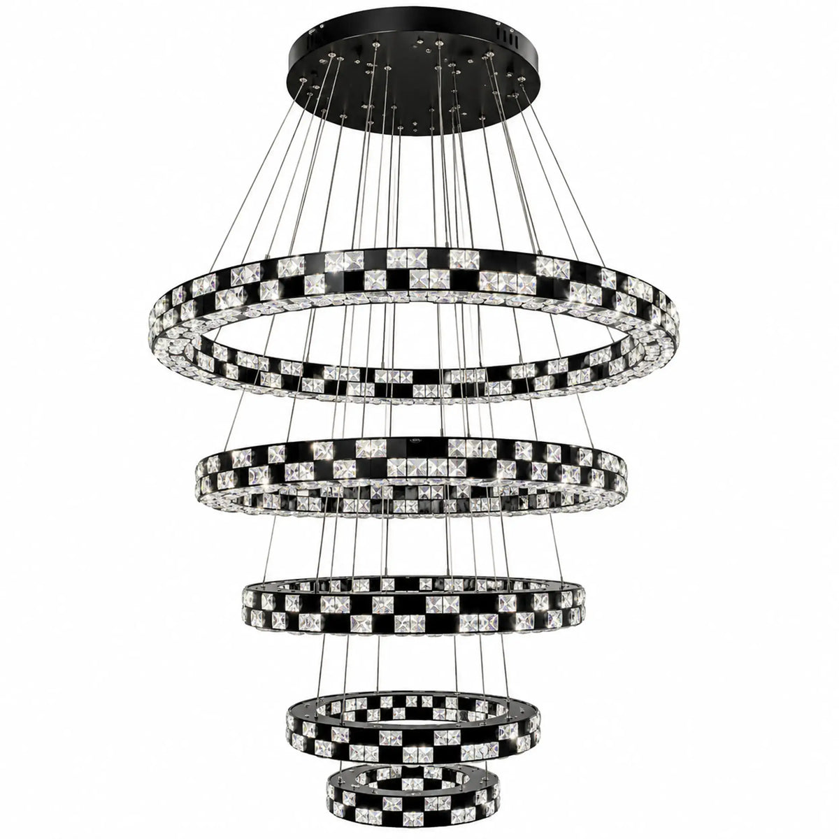 Candil Moderno CLASSCL00114 Negro con Cristal Class Iluminación