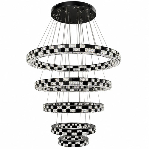 Candil Moderno CLASSCL00114 Negro con Cristal Class Iluminación