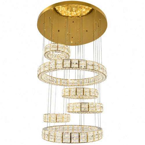 Candil Moderno CLASSCL00115 Dorado Cristal Class Iluminación