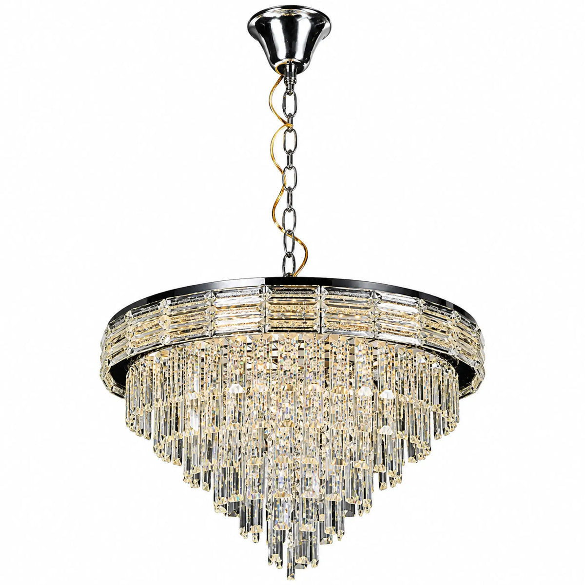 Candil Clásico CLASSCL00120 Cromo y Cristal Class Iluminación